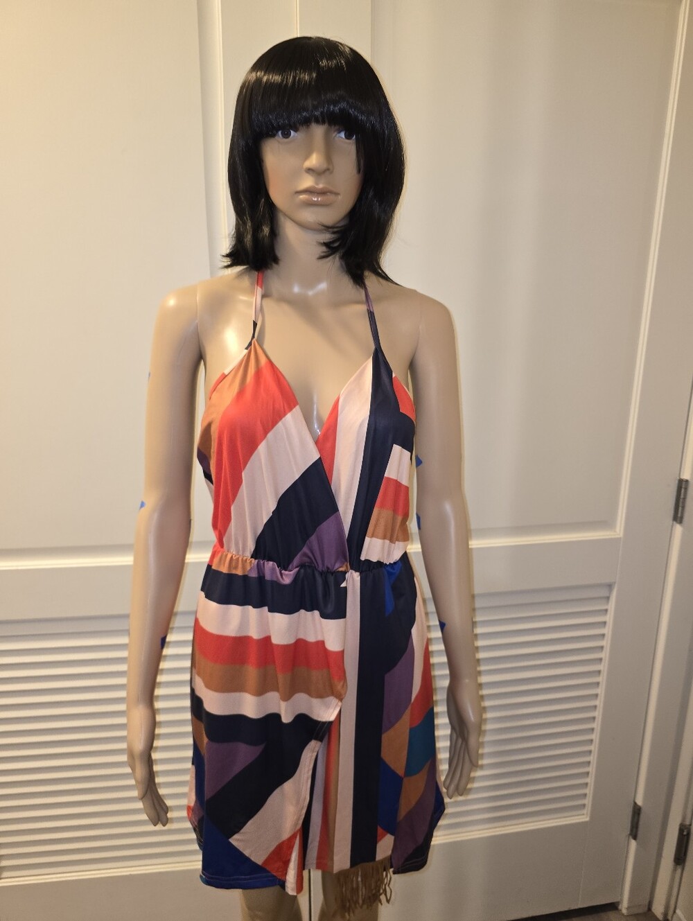 Halter Fringe Dress🧡